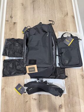 Gravel Travel Bundle NEW Duffel + Packing Cubes + Laptop Case + Straps + Patch
